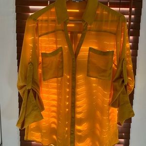 Large Express Portofino Dark Yellow Blouse